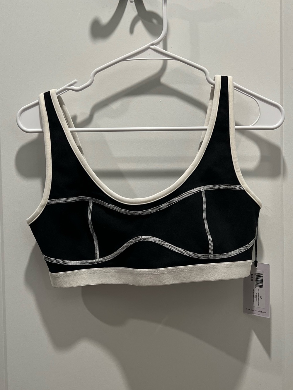 WEWOREWHAT Scoop Neck Silhouette Sportsbra NWT